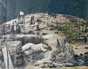 <div class="lightbox-artworktitle">Untitled (Study for Taking in the Landscape)</div><div class="lightbox-artworkyear">1990</div><div class="lightbox-artworkdescription">Charcoal and oil on canvas</div><div class="lightbox-artworkdimension">100 x 135 cm</div><div class="lightbox-artworkdimension"></div><div class="lightbox-tagswithlinks"><A rel='nofollow' href='/page/1/?s=%23Charcoal'>#Charcoal</A> <A rel='nofollow' href='/page/1/?s=%23EarlyWorks'>#EarlyWorks</A> <A rel='nofollow' href='/page/1/?s=%23Oil'>#Oil</A> <A rel='nofollow' href='/page/1/?s=%23Canvas'>#Canvas</A></div>