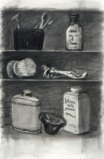 <div class="lightbox-artworktitle">Drawing for the film Medicine Chest</div><div class="lightbox-artworkyear">2001</div><div class="lightbox-artworkdescription">Charcoal on paper</div><div class="lightbox-artworkdimension">120 x 80 cm</div><div class="lightbox-artworkdimension"></div><div class="lightbox-tagswithlinks"><A rel='nofollow' href='/page/1/?s=%23Charcoal'>#Charcoal</A> <A rel='nofollow' href='/page/1/?s=%23Paper'>#Paper</A> <A rel='nofollow' href='/page/1/?s=%23MedicineChest'>#MedicineChest</A></div>