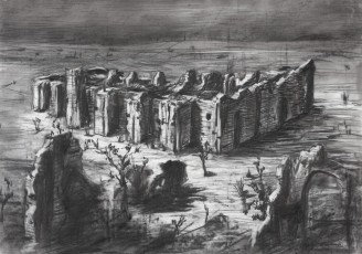 <div class="lightbox-artworktitle">Drawing for Il Ritorno d'Ulisse (Ruins with Arch)</div><div class="lightbox-artworkyear">1998?</div><div class="lightbox-artworkdescription">Charcoal on paper</div><div class="lightbox-artworkdimension">76 x 106 cm</div><div class="lightbox-artworkdimension"></div><div class="lightbox-tagswithlinks"><a rel='nofollow' href='/page/1/?s=%23Charcoal'>#Charcoal</A> <a rel='nofollow' href='/page/1/?s=%23Paper'>#Paper</A> <A>#IlRitornod'Ulisse</A></div>