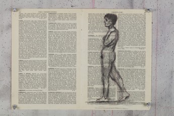 <div class="lightbox-artworktitle">Drawing for 7 Fragments for George Méliès (Nude Walking II)</div><div class="lightbox-artworkyear">2003</div><div class="lightbox-artworkdescription">Charcoal and red pencil on found pages</div><div class="lightbox-artworkdimension">27 x 37 cm</div><div class="lightbox-artworkdimension"></div><div class="lightbox-tagswithlinks"><A href='/page/1/?s=%23Charcoal'>#Charcoal</A> <A href='/page/1/?s=%23FoundPaper'>#FoundPaper</A> <A href='/page/1/?s=%23Portrait'>#Portrait</A> <A href='/page/1/?s=%23Series'>#Series</A> <A href='/page/1/?s=%23ColouredPencil'>#ColouredPencil</A> <A href='/page/1/?s=%237FragmentsForGeorgesMelies'>#7FragmentsForGeorgesMelies</A></div>