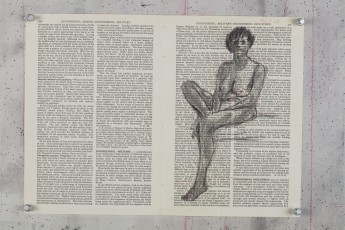 <div class="lightbox-artworktitle">Drawing for 7 Fragments for George Méliès (Nude Sitting)</div><div class="lightbox-artworkyear">2003</div><div class="lightbox-artworkdescription">Charcoal and red pencil on found pages</div><div class="lightbox-artworkdimension">27 x 37 cm</div><div class="lightbox-artworkdimension"></div><div class="lightbox-tagswithlinks"><A href='/page/1/?s=%23Charcoal'>#Charcoal</A> <A href='/page/1/?s=%23Paper'>#Paper</A> <A href='/page/1/?s=%23FoundPaper'>#FoundPaper</A> <A href='/page/1/?s=%23Series'>#Series</A> <A href='/page/1/?s=%23ColouredPencil'>#ColouredPencil</A> <A href='/page/1/?s=%237FragmentsForGeorgesMelies'>#7FragmentsForGeorgesMelies</A></div>