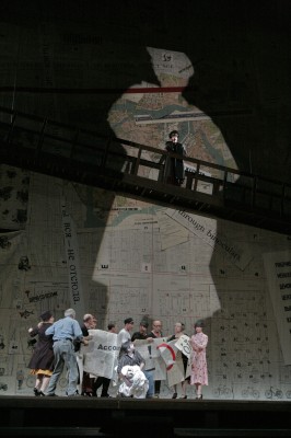 Rehearsals for "The Nose", Metropolitan Opera, New York City, February 2010