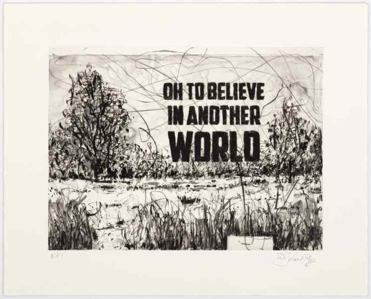 Monumental William Kentridge Drawing Sets Record in London Auction –