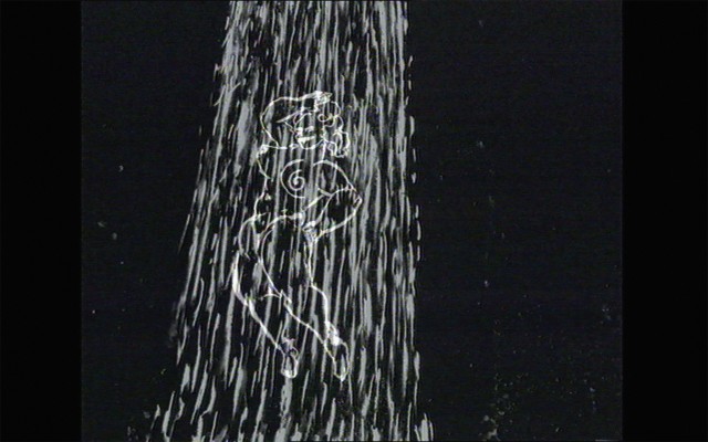 Still from the film "Ubu Tells the Truth", 1997