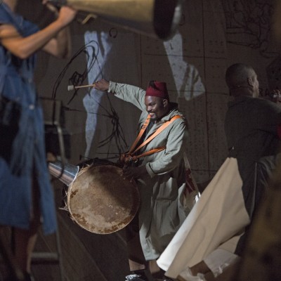 Performance of "Refuse the Hour", City Hall, Cape Town, February 2015<br/>Photo: Jac de Villiers