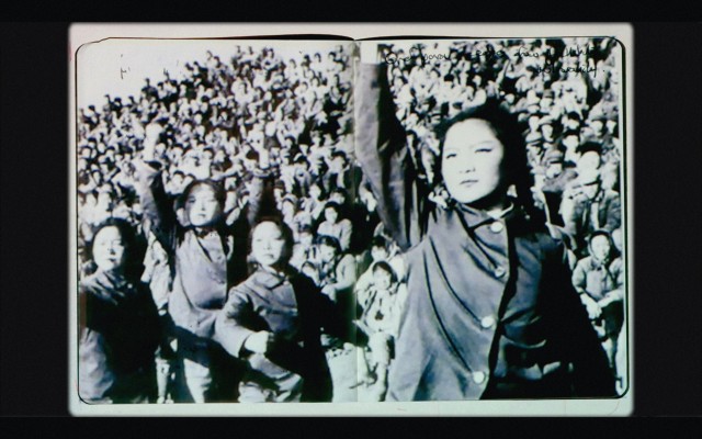 Still from "Notes Towards a Model Opera", 2015, Three channel film installation
