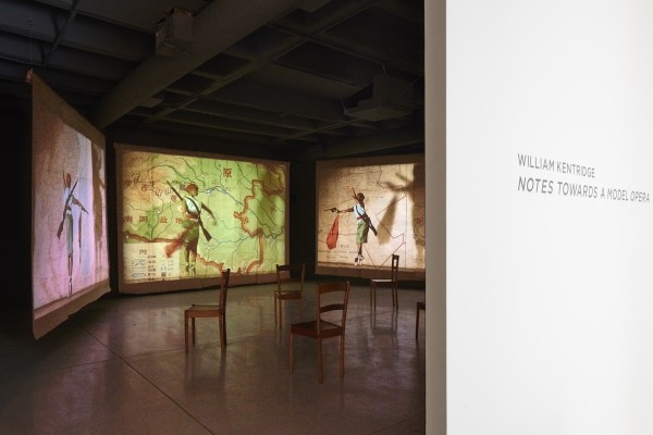 Installation view, "Notes Towards a Model Opera", Goodman Gallery Johannesburg, January 2016