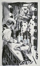 <div class="lightbox-artworktitle">Untitled (Ingrid Bergman and Humphrey Bogart)</div><div class="lightbox-artworkyear">1985</div><div class="lightbox-artworkdescription">Charcoal and pastel on paper</div><div class="lightbox-artworkdimension"></div><div class="lightbox-artworkdimension"></div><div class="lightbox-tagswithlinks"><A rel='nofollow' href='/page/1/?s=%23Charcoal'>#Charcoal</A> <A rel='nofollow' href='/page/1/?s=%23Paper'>#Paper</A> <A rel='nofollow' href='/page/1/?s=%23EarlyWorks'>#EarlyWorks</A> <A rel='nofollow' href='/page/1/?s=%23Pastel'>#Pastel</A></div>