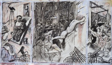 <div class="lightbox-artworktitle">Untitled (Study for the Conservationist's Ball)</div><div class="lightbox-artworkyear">1985</div><div class="lightbox-artworkdescription">Charcoal, pastel and gouache on paper</div><div class="lightbox-artworkdimension"></div><div class="lightbox-artworkdimension"></div><div class="lightbox-tagswithlinks"><A rel='nofollow' href='/page/1/?s=%23Charcoal'>#Charcoal</A> <A rel='nofollow' href='/page/1/?s=%23Paper'>#Paper</A> <A rel='nofollow' href='/page/1/?s=%23EarlyWorks'>#EarlyWorks</A> <A rel='nofollow' href='/page/1/?s=%23Pastel'>#Pastel</A> <A rel='nofollow' href='/page/1/?s=%23Gouache'>#Gouache</A></div>