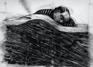<div class="lightbox-artworktitle">Drawing for the film Mine</div><div class="lightbox-artworkyear">1991</div><div class="lightbox-artworkdescription">Charcoal and pastel on paper</div><div class="lightbox-artworkdimension">120 x 150 cm</div><div class="lightbox-artworkdimension"></div><div class="lightbox-tagswithlinks"><a rel='nofollow' href='/page/1/?s=%23Charcoal'>#Charcoal</A> <a rel='nofollow' href='/page/1/?s=%23Paper'>#Paper</A> <a rel='nofollow' href='/page/1/?s=%23DrawingsForProjection'>#DrawingsForProjection</A> <a rel='nofollow' href='/page/1/?s=%23Pastel'>#Pastel</A> <a rel='nofollow' href='/page/1/?s=%23Mine'>#Mine</A></div>