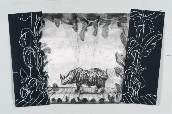 <div class="lightbox-artworktitle">Drawing for The Magic Flute (Rhino on Stage)</div><div class="lightbox-artworkyear">2004</div><div class="lightbox-artworkdescription">Charcoal, Pastel, Coloured pencil and Collage on paper</div><div class="lightbox-artworkdimension">83 x 133.5 cm</div><div class="lightbox-artworkdimension"></div><div class="lightbox-tagswithlinks"><A rel='nofollow' href='/page/1/?s=%23Charcoal'>#Charcoal</A> <A rel='nofollow' href='/page/1/?s=%23Paper'>#Paper</A> <A rel='nofollow' href='/page/1/?s=%23Collage'>#Collage</A> <A rel='nofollow' href='/page/1/?s=%23TheMagicFlute'>#TheMagicFlute</A> <A rel='nofollow' href='/page/1/?s=%23ColouredPencil'>#ColouredPencil</A> <A rel='nofollow' href='/page/1/?s=%23Pastel'>#Pastel</A></div>