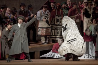 <div class="lightbox-artworktitle">The Nose, <span style="font-style:normal">2010</span></div>
<div class="lightbox-artworkdescription">Opera in three acts, 3 hours</div>
<div class="lightbox-artworkdescription">Music: Dmitri Shostakovich, Libretto: Dmitri Shostakovich, Yevgeny Zamyatin, Gregory Ionin, Alexander Preis</div>
<div class="lightbox-artworkdescription">Director: William Kentridge, Co-director: Luc De Wit</div>
<div class="lightbox-artworkdescription">Premiere: Metropolitan Opera, New York, 26 February 2010</div><div class="lightbox-artworkdescription">Photo: Ken Howard</div><div class="lightbox-tagswithlinks"><A rel='nofollow' href='/page/1/?s=%23TheNose'>#TheNose</A> <A rel='nofollow' href='/page/1/?s=%23Projection'>#Projection</A> <A rel='nofollow' href='/page/1/?s=%23Opera'>#Opera</A></div>