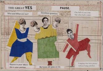 <div class="lightbox-artworktitle">Chiesa di San Francesco Saverio, Palermo Cash Book Drawing XII</div><div class="lightbox-artworkyear">2023</div><div class="lightbox-artworkdescription">Watercolour, Coloured pencil, Digital print and Collage on found paper</div><div class="lightbox-artworkdimension">Main dimensions: 52 x 76.8 x cm</div><div class="lightbox-artworkdimension">/</div>