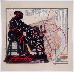 <div class="lightbox-artworktitle">Spinner</div><div class="lightbox-artworkyear">2021</div><div class="lightbox-artworkdescription">Hand-woven mohair tapestry</div><div class="lightbox-artworkdimension">Main dimensions: 254 x 258 x cm</div><div class="lightbox-artworkdimension">Edition of 6 plus 2 AP</div>