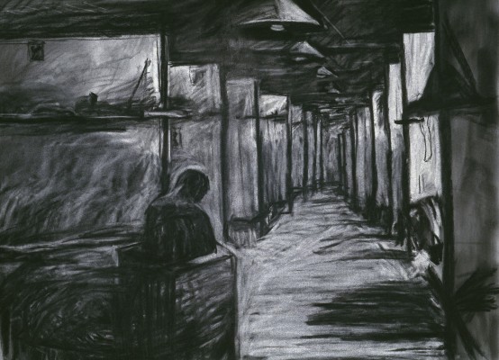 <div class="lightbox-artworktitle">Drawing for the film Mine</div><div class="lightbox-artworkyear">1991</div><div class="lightbox-artworkdescription">Charcoal and pastel on paper</div><div class="lightbox-artworkdimension">60 x 100 cm</div><div class="lightbox-artworkdimension"></div><div class="lightbox-tagswithlinks"><a rel='nofollow' href='/page/1/?s=%23Charcoal'>#Charcoal</A> <a rel='nofollow' href='/page/1/?s=%23Paper'>#Paper</A> <a rel='nofollow' href='/page/1/?s=%23DrawingsForProjection'>#DrawingsForProjection</A> <a rel='nofollow' href='/page/1/?s=%23Pastel'>#Pastel</A> <a rel='nofollow' href='/page/1/?s=%23Mine'>#Mine</A></div>