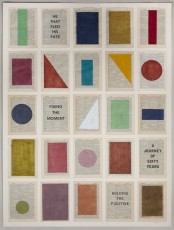 <div class="lightbox-artworktitle">He that Fled his Fate</div><div class="lightbox-artworkyear">2013</div><div class="lightbox-artworkdescription">Water colour and coloured pencil on Shorter Oxford Dictionary pages</div><div class="lightbox-artworkdimension">161 x 121 cm</div><div class="lightbox-artworkdimension"></div><div class="lightbox-tagswithlinks"><a rel='nofollow' href='/page/1/?s=%23FoundPaper'>#FoundPaper</A> <a rel='nofollow' href='/page/1/?s=%23FlipBook'>#FlipBook</A> <a rel='nofollow' href='/page/1/?s=%23Watercolour'>#Watercolour</A> <a rel='nofollow' href='/page/1/?s=%23ColouredPencil'>#ColouredPencil</A> <a rel='nofollow' href='/page/1/?s=%23SecondHandReading'>#SecondHandReading</A></div>