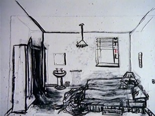 <div class="lightbox-artworktitle">Hotel</div><div class="lightbox-artworkyear">1997</div><div class="lightbox-artworkdescription">35 mm film, transferred to video, Collaboration with Deborah Bell and Robert Hodgins</div><div class="lightbox-artworkdimension">5 min 35 sec; 7 min 15 sec</div><div class="lightbox-artworkdimension"></div><div class="lightbox-tagswithlinks"><A rel='nofollow' href='/page/1/?s=%23Charcoal'>#Charcoal</A> <A rel='nofollow' href='/page/1/?s=%23SingleChannel'>#SingleChannel</A> <A rel='nofollow' href='/page/1/?s=%23Animation'>#Animation</A></div>