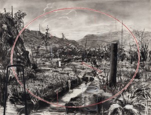 <div class="lightbox-artworktitle">Hunting the Spurwinged Goose</div><div class="lightbox-artworkyear">1995/1996</div><div class="lightbox-artworkdescription">Charcoal and pastel on paper</div><div class="lightbox-artworkdimension">122 x 160</div><div class="lightbox-artworkdimension"></div><div class="lightbox-tagswithlinks"><A rel='nofollow' href='/page/1/?s=%23Charcoal'>#Charcoal</A> <A rel='nofollow' href='/page/1/?s=%23Paper'>#Paper</A> <A rel='nofollow' href='/page/1/?s=%23Landscape'>#Landscape</A> <A rel='nofollow' href='/page/1/?s=%23Series'>#Series</A> <A rel='nofollow' href='/page/1/?s=%23ColonialLandscapes'>#ColonialLandscapes</A></div>