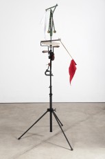 <div class="lightbox-artworktitle">Kinetic sculpture </div><div class="lightbox-artworkyear">2011</div><div class="lightbox-artworkdescription">Steel, steel model components, wood, textile, G-clamp, mechanical hardware and other materials</div><div class="lightbox-artworkdimension">194 x 91 x 88 cm</div><div class="lightbox-artworkdimension"></div><div class="lightbox-tagswithlinks"><a rel='nofollow' href='/page/1/?s=%23Series'>#Series</A> <a rel='nofollow' href='/page/1/?s=%23Steel'>#Steel</A> <a rel='nofollow' href='/page/1/?s=%23FoundObjects'>#FoundObjects</A> <a rel='nofollow' href='/page/1/?s=%23Kinetic'>#Kinetic</A> <a rel='nofollow' href='/page/1/?s=%23TheRefusalofTime'>#TheRefusalofTime</A> <a rel='nofollow' href='/page/1/?s=%23Wood'>#Wood</A></div>