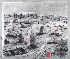 <div class="lightbox-artworktitle">Drawing for Studio Life (Landscape with Red Markers)</div><div class="lightbox-artworkyear">2020</div><div class="lightbox-artworkdescription">Charcoal, pastel and red pencil on paper </div><div class="lightbox-artworkdimension">128 x 152 cm</div><div class="lightbox-artworkdimension"></div><div class="lightbox-tagswithlinks"><A rel='nofollow' href='/page/1/?s=%23Charcoal'>#Charcoal</A> <A rel='nofollow' href='/page/1/?s=%23Paper'>#Paper</A> <A rel='nofollow' href='/page/1/?s=%23StudioLife'>#StudioLife</A> <A rel='nofollow' href='/page/1/?s=%23Pastel'>#Pastel</A></div>