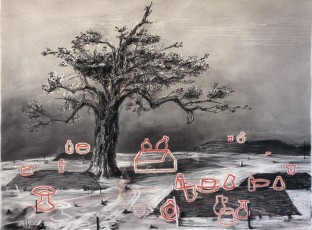 <div class="lightbox-artworktitle">Drawing for Faustus in Africa! (Mbinda Cemetery II)</div><div class="lightbox-artworkyear">1995</div><div class="lightbox-artworkdescription">Charcoal and pastel on paper</div><div class="lightbox-artworkdimension">120 x 160 cm</div><div class="lightbox-artworkdimension"></div><div class="lightbox-tagswithlinks"><A rel='nofollow' href='/page/1/?s=%23Charcoal'>#Charcoal</A> <A rel='nofollow' href='/page/1/?s=%23Paper'>#Paper</A> <A rel='nofollow' href='/page/1/?s=%23FaustusInAfrica!'>#FaustusInAfrica!</A> <A rel='nofollow' href='/page/1/?s=%23Pastel'>#Pastel</A></div>