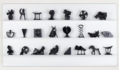 <div class="lightbox-artworktitle">Paragraph II </div><div class="lightbox-artworkyear">2018</div><div class="lightbox-artworkdescription"></div><div class="lightbox-artworkdimension">Dimensions variableShleves: 80 x 160 x 18 cm</div><div class="lightbox-artworkdimension">Edition of 9</div><div class="lightbox-tagswithlinks"><a rel='nofollow' href='/page/1/?s=%23Series'>#Series</A> <a rel='nofollow' href='/page/1/?s=%23Bronze'>#Bronze</A> <a rel='nofollow' href='/page/1/?s=%23Edition'>#Edition</A> <a rel='nofollow' href='/page/1/?s=%23Glyphs'>#Glyphs</A></div>