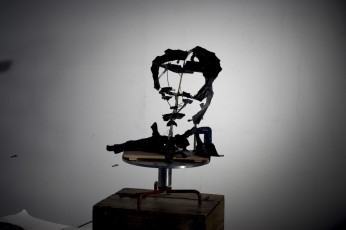 <div class="lightbox-artworktitle">Construction for Return (False Moustache)</div><div class="lightbox-artworkyear">2008</div><div class="lightbox-artworkdescription">Wire, torn black paper, adhesive tape, dowel sticks, wooden board, display stand, clamp, turntable</div><div class="lightbox-artworkdimension">41 x 43 x 56 cm</div><div class="lightbox-artworkdimension"></div><div class="lightbox-tagswithlinks"><a rel='nofollow' href='/page/1/?s=%23Paper'>#Paper</A> <a rel='nofollow' href='/page/1/?s=%23Series'>#Series</A> <a rel='nofollow' href='/page/1/?s=%23Steel'>#Steel</A> <a rel='nofollow' href='/page/1/?s=%23Wood'>#Wood</A> <a rel='nofollow' href='/page/1/?s=%23ShadowSculpture'>#ShadowSculpture</A> <a rel='nofollow' href='/page/1/?s=%23Rotating'>#Rotating</A></div>