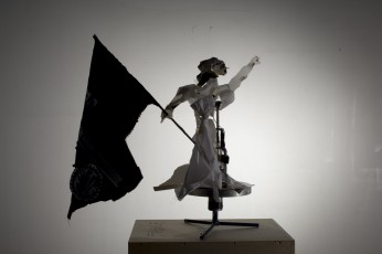 <div class="lightbox-artworktitle">Construction for Return (Justice)</div><div class="lightbox-artworkyear">2008</div><div class="lightbox-artworkdescription">Wire, torn paper, charcoal, cloth, adhesive tape, cherry stoning device, metal plate, turntable</div><div class="lightbox-artworkdimension">46 x 41 x 34 cm</div><div class="lightbox-artworkdimension"></div><div class="lightbox-tagswithlinks"><a rel='nofollow' href='/page/1/?s=%23Paper'>#Paper</A> <a rel='nofollow' href='/page/1/?s=%23Series'>#Series</A> <a rel='nofollow' href='/page/1/?s=%23Steel'>#Steel</A> <a rel='nofollow' href='/page/1/?s=%23Wood'>#Wood</A> <a rel='nofollow' href='/page/1/?s=%23ShadowSculpture'>#ShadowSculpture</A> <a rel='nofollow' href='/page/1/?s=%23Rotating'>#Rotating</A></div>