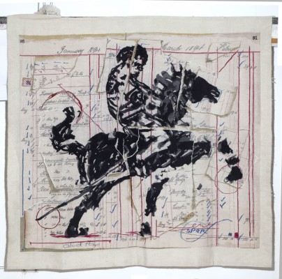 <div class="lightbox-artworktitle">Roman Centurion</div><div class="lightbox-artworkyear">2014</div><div class="lightbox-artworkdescription">Hand-woven mohair tapestry</div><div class="lightbox-artworkdimension">240 x 240 cm</div><div class="lightbox-artworkdimension">Edition of 6</div><div class="lightbox-tagswithlinks"></div>