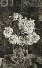 <div class="lightbox-artworktitle">Untitled (Roses in Vase)</div><div class="lightbox-artworkyear">2009</div><div class="lightbox-artworkdescription">Indian Ink on book pages sizes 20 cm x 25 cm  from Russian book</div><div class="lightbox-artworkdimension">246  x 140 cm </div><div class="lightbox-artworkdimension"></div><div class="lightbox-tagswithlinks"><A rel='nofollow' href='/page/1/?s=%23Ink'>#Ink</A> <A rel='nofollow' href='/page/1/?s=%23FoundPaper'>#FoundPaper</A> <A rel='nofollow' href='/page/1/?s=%23Flower'>#Flower</A></div>