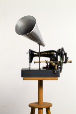 <div class="lightbox-artworktitle">Sewing Machine</div><div class="lightbox-artworkyear">2012</div><div class="lightbox-artworkdescription">Sewing machine, steel, wood, brass, aluminium sheet, mechanical hardware and other materials</div><div class="lightbox-artworkdimension">50 x 55 x 35 cm</div><div class="lightbox-artworkdimension"></div><div class="lightbox-tagswithlinks"><a rel='nofollow' href='/page/1/?s=%23Series'>#Series</A> <a rel='nofollow' href='/page/1/?s=%23Steel'>#Steel</A> <a rel='nofollow' href='/page/1/?s=%23FoundObjects'>#FoundObjects</A> <a rel='nofollow' href='/page/1/?s=%23Kinetic'>#Kinetic</A> <a rel='nofollow' href='/page/1/?s=%23Wood'>#Wood</A></div>
