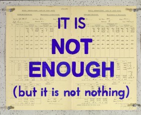 <div class="lightbox-artworktitle">It Is Not Enough (but it is not nothing)</div><div class="lightbox-artworkyear">2019</div><div class="lightbox-artworkdescription">Pure Afghan Lapis Lazuli watercolour pigment on found pages, hand-painted multiple</div><div class="lightbox-artworkdimension">32.3 x 40.5 cm</div><div class="lightbox-artworkdimension">Edition of </div><div class="lightbox-tagswithlinks"><a rel='nofollow' href='/page/1/?s=%23FoundPaper'>#FoundPaper</A> <a rel='nofollow' href='/page/1/?s=%23Text'>#Text</A> <a rel='nofollow' href='/page/1/?s=%23Series'>#Series</A> <a rel='nofollow' href='/page/1/?s=%23WaitingForTheSibyl'>#WaitingForTheSibyl</A> <a rel='nofollow' href='/page/1/?s=%23Watercolour'>#Watercolour</A></div>
