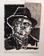 <div class="lightbox-artworktitle">Untitled (Man with Hat)</div><div class="lightbox-artworkyear">2014</div><div class="lightbox-artworkdescription"></div><div class="lightbox-artworkdimension">62 x 47 cm</div><div class="lightbox-artworkdimension"></div><div class="lightbox-tagswithlinks"><a rel='nofollow' href='/page/1/?s=%23Ink'>#Ink</A> <a rel='nofollow' href='/page/1/?s=%23FoundPaper'>#FoundPaper</A> <a rel='nofollow' href='/page/1/?s=%23Portrait'>#Portrait</A> <a rel='nofollow' href='/page/1/?s=%23Lulu'>#Lulu</A></div>