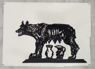 <div class="lightbox-artworktitle">Drawing for Triumphs and Laments (She-Wolf)</div><div class="lightbox-artworkyear">2016</div><div class="lightbox-artworkdescription">Indian ink and torn black paper on Hahnemühle paper</div><div class="lightbox-artworkdimension">78 x 107 cm</div><div class="lightbox-artworkdimension"></div><div class="lightbox-tagswithlinks"><a rel='nofollow' href='/page/1/?s=%23Ink'>#Ink</A> <a rel='nofollow' href='/page/1/?s=%23Paper'>#Paper</A> <a rel='nofollow' href='/page/1/?s=%23Triumphs&Laments'>#Triumphs&Laments</A></div>