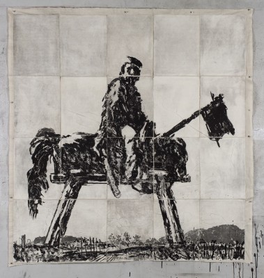 <div class="lightbox-artworktitle">Garibaldi </div><div class="lightbox-artworkyear">2016</div><div class="lightbox-artworkdescription">Lift ground aquatint etching on handmade 100% hemp Phumani paper, mounted on raw cotton cloth </div><div class="lightbox-artworkdimension">157.5 x 147.5 cm</div><div class="lightbox-artworkdimension">Edition of 10</div><div class="lightbox-tagswithlinks"><a rel='nofollow' href='/page/1/?s=%23Series'>#Series</A> <a rel='nofollow' href='/page/1/?s=%23Edition'>#Edition</A> <a rel='nofollow' href='/page/1/?s=%23Etching'>#Etching</A> <a rel='nofollow' href='/page/1/?s=%23Triumphs&Laments'>#Triumphs&Laments</A></div>