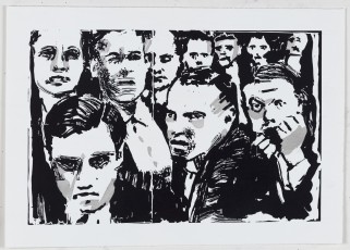 <div class="lightbox-artworktitle">Act III Scene III</div><div class="lightbox-artworkyear">2017</div><div class="lightbox-artworkdescription">Linocut on paper with hand-colouring</div><div class="lightbox-artworkdimension">43.2 x 58.5 cm</div><div class="lightbox-artworkdimension">Edition of 20</div><div class="lightbox-tagswithlinks"><a rel='nofollow' href='/page/1/?s=%23Edition'>#Edition</A> <a rel='nofollow' href='/page/1/?s=%23Linocut'>#Linocut</A> <a rel='nofollow' href='/page/1/?s=%23Lulu'>#Lulu</A></div>