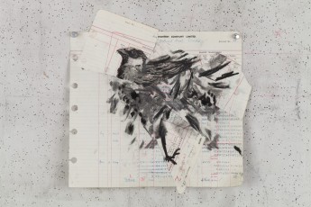 <div class="lightbox-artworktitle">Drawing for The Head & the Load (Ruffled Flying Bird)</div><div class="lightbox-artworkyear">2018</div><div class="lightbox-artworkdescription">Paper collage and charcoal on found ledger pages</div><div class="lightbox-artworkdimension">33 x 32,5 cm</div><div class="lightbox-artworkdimension"></div><div class="lightbox-tagswithlinks"><a rel='nofollow' href='/page/1/?s=%23Charcoal'>#Charcoal</A> <a rel='nofollow' href='/page/1/?s=%23FoundPaper'>#FoundPaper</A> <a rel='nofollow' href='/page/1/?s=%23TheHead&TheLoad'>#TheHead&TheLoad</A></div>