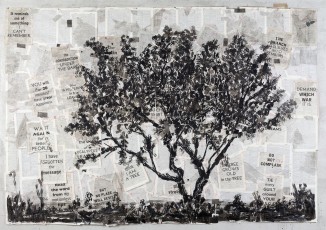 <div class="lightbox-artworktitle">Untitled (It reminds me of something I can't remember)</div><div class="lightbox-artworkyear">2019</div><div class="lightbox-artworkdescription">Indian ink and red pencil on found pages </div><div class="lightbox-artworkdimension">153.5 x 222 cm</div><div class="lightbox-artworkdimension"></div><div class="lightbox-tagswithlinks"><a rel='nofollow' href='/page/1/?s=%23Ink'>#Ink</A> <a rel='nofollow' href='/page/1/?s=%23FoundPaper'>#FoundPaper</A> <a rel='nofollow' href='/page/1/?s=%23Tree'>#Tree</A> <a rel='nofollow' href='/page/1/?s=%23Text'>#Text</A> <a rel='nofollow' href='/page/1/?s=%23WaitingForTheSibyl'>#WaitingForTheSibyl</A> <a rel='nofollow' href='/page/1/?s=%23ColouredPencil'>#ColouredPencil</A></div>