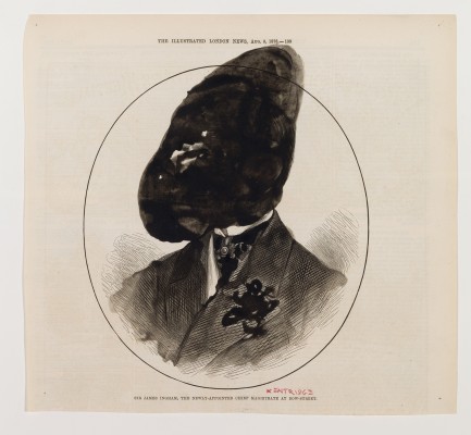 <div class="lightbox-artworktitle">Untitled (Nose with Boutonnière)</div><div class="lightbox-artworkyear">2009</div><div class="lightbox-artworkdescription">Indian Ink and coloured pencil on The Illustrated London News</div><div class="lightbox-artworkdimension">24.5 x 26 cm</div><div class="lightbox-artworkdimension"></div><div class="lightbox-tagswithlinks"><a rel='nofollow' href='/page/1/?s=%23Ink'>#Ink</A> <a rel='nofollow' href='/page/1/?s=%23FoundPaper'>#FoundPaper</A> <a rel='nofollow' href='/page/1/?s=%23Portrait'>#Portrait</A> <a rel='nofollow' href='/page/1/?s=%23TheNose'>#TheNose</A> <a rel='nofollow' href='/page/1/?s=%23ColouredPencil'>#ColouredPencil</A></div>