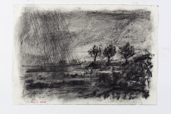 <div class="lightbox-artworktitle">Drawing for Studio Life, Episode 1 (Landscape after Rembrandt)</div><div class="lightbox-artworkyear">2020</div><div class="lightbox-artworkdescription">Charcoal and red pencil on paper</div><div class="lightbox-artworkdimension">39.5 x 57 cm</div><div class="lightbox-artworkdimension"></div><div class="lightbox-tagswithlinks"><A rel='nofollow' href='/page/1/?s=%23Charcoal'>#Charcoal</A> <A rel='nofollow' href='/page/1/?s=%23Paper'>#Paper</A> <A rel='nofollow' href='/page/1/?s=%23StudioLife'>#StudioLife</A> <A rel='nofollow' href='/page/1/?s=%23Pastel'>#Pastel</A></div>