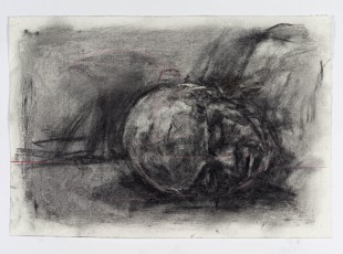 <div class="lightbox-artworktitle">Drawing for Studio Life, Episode 1 (Head)</div><div class="lightbox-artworkyear">2020</div><div class="lightbox-artworkdescription">Charcoal and red pencil on paper</div><div class="lightbox-artworkdimension">39.5 x 57 cm</div><div class="lightbox-artworkdimension"></div><div class="lightbox-tagswithlinks"><A rel='nofollow' href='/page/1/?s=%23Charcoal'>#Charcoal</A> <A rel='nofollow' href='/page/1/?s=%23Paper'>#Paper</A> <A rel='nofollow' href='/page/1/?s=%23StudioLife'>#StudioLife</A> <A rel='nofollow' href='/page/1/?s=%23Pastel'>#Pastel</A></div>