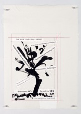 <div class="lightbox-artworktitle">Untitled (The Huge Summer Has Passed)</div><div class="lightbox-artworkyear">2020</div><div class="lightbox-artworkdescription">Indian ink, red pencil and digital text collage on handmade paper </div><div class="lightbox-artworkdimension">59.5 x 42.5 cm</div><div class="lightbox-artworkdimension"></div><div class="lightbox-tagswithlinks"><A rel='nofollow' href='/page/1/?s=%23Ink'>#Ink</A> <A rel='nofollow' href='/page/1/?s=%23Paper'>#Paper</A> <A rel='nofollow' href='/page/1/?s=%23Tree'>#Tree</A> <A rel='nofollow' href='/page/1/?s=%23Text'>#Text</A> <A rel='nofollow' href='/page/1/?s=%23StudioLife'>#StudioLife</A> <A rel='nofollow' href='/page/1/?s=%23ColouredPencil'>#ColouredPencil</A></div>