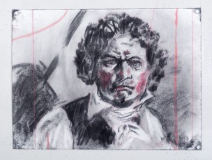 <div class="lightbox-artworktitle">Drawing for Studio Life, Episode 5 (Beethoven)</div><div class="lightbox-artworkyear">2021</div><div class="lightbox-artworkdescription">Charcoal, pastel and red pencil on paper</div><div class="lightbox-artworkdimension">30 x 40 cm</div><div class="lightbox-artworkdimension"></div><div class="lightbox-tagswithlinks"><A rel='nofollow' href='/page/1/?s=%23Charcoal'>#Charcoal</A> <A rel='nofollow' href='/page/1/?s=%23Paper'>#Paper</A> <A rel='nofollow' href='/page/1/?s=%23StudioLife'>#StudioLife</A> <A rel='nofollow' href='/page/1/?s=%23Pencil'>#Pencil</A> <A rel='nofollow' href='/page/1/?s=%23Pastel'>#Pastel</A></div>