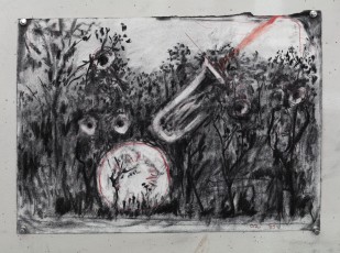<div class="lightbox-artworktitle">Drawing for Studio Life (Brass Band)</div><div class="lightbox-artworkyear">2021</div><div class="lightbox-artworkdescription">Charcoal, Pastel and Pencil on paper</div><div class="lightbox-artworkdimension"></div><div class="lightbox-artworkdimension"></div><div class="lightbox-tagswithlinks"><A rel='nofollow' href='/page/1/?s=%23Charcoal'>#Charcoal</A> <A rel='nofollow' href='/page/1/?s=%23Paper'>#Paper</A> <A rel='nofollow' href='/page/1/?s=%23StudioLife'>#StudioLife</A> <A rel='nofollow' href='/page/1/?s=%23Pencil'>#Pencil</A> <A rel='nofollow' href='/page/1/?s=%23Pastel'>#Pastel</A></div>