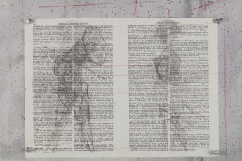 <div class="lightbox-artworktitle">Drawing for 7 Fragments for George Méliès (Megaphone Man)</div><div class="lightbox-artworkyear">2003</div><div class="lightbox-artworkdescription">Charcoal and red pencil on found pages</div><div class="lightbox-artworkdimension">27 x 37 cm</div><div class="lightbox-artworkdimension"></div><div class="lightbox-tagswithlinks"><A href='/page/1/?s=%23Charcoal'>#Charcoal</A> <A href='/page/1/?s=%23FoundPaper'>#FoundPaper</A> <A href='/page/1/?s=%23Series'>#Series</A> <A href='/page/1/?s=%23ColouredPencil'>#ColouredPencil</A> <A href='/page/1/?s=%237FragmentsForGeorgesMelies'>#7FragmentsForGeorgesMelies</A></div>