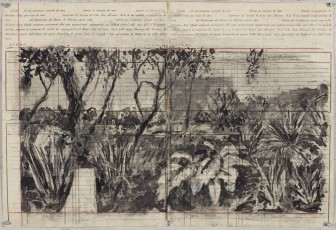 <div class="lightbox-artworktitle">Chiesa di San Francesco Saverio, Palermo Cash Book Drawing XI</div><div class="lightbox-artworkyear">2023</div><div class="lightbox-artworkdescription">Indian ink, Charcoal and Coloured pencil on found paper</div><div class="lightbox-artworkdimension"></div><div class="lightbox-artworkdimension"></div><div class="lightbox-tagswithlinks"></div>