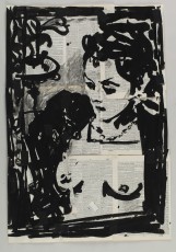 <div class="lightbox-artworktitle">Untitled (Woman with Necklace)</div><div class="lightbox-artworkyear">2014</div><div class="lightbox-artworkdescription">Indian ink, charcoal and digital print on Shorter Oxford Dictionary pages</div><div class="lightbox-artworkdimension">76 x 52 cm</div><div class="lightbox-artworkdimension"></div><div class="lightbox-tagswithlinks"><a rel='nofollow' href='/page/1/?s=%23Ink'>#Ink</A> <a rel='nofollow' href='/page/1/?s=%23FoundPaper'>#FoundPaper</A> <a rel='nofollow' href='/page/1/?s=%23Portrait'>#Portrait</A> <a rel='nofollow' href='/page/1/?s=%23Lulu'>#Lulu</A></div>