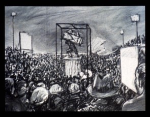 <div class="lightbox-artworktitle">Monument</div><div class="lightbox-artworkyear">1990</div><div class="lightbox-artworkdescription">16 mm animated film, transferred to video and DVD</div><div class="lightbox-artworkdimension">3 min 11 sec</div><div class="lightbox-artworkdimension">Edition of 10</div><div class="lightbox-tagswithlinks"><A rel='nofollow' href='/page/1/?s=%23Charcoal'>#Charcoal</A> <A rel='nofollow' href='/page/1/?s=%23Soho'>#Soho</A> <A rel='nofollow' href='/page/1/?s=%23Series'>#Series</A> <A rel='nofollow' href='/page/1/?s=%23Edition'>#Edition</A> <A rel='nofollow' href='/page/1/?s=%23SingleChannel'>#SingleChannel</A> <A rel='nofollow' href='/page/1/?s=%23Animation'>#Animation</A> <A rel='nofollow' href='/page/1/?s=%23DrawingsForProjection'>#DrawingsForProjection</A></div>