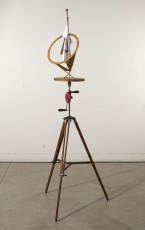 <div class="lightbox-artworktitle">Wooden Kinetic Megaphone</div><div class="lightbox-artworkyear">2013</div><div class="lightbox-artworkdescription">Wood, steel, aluminum, tripod, textile, mechanical hardware and other materials</div><div class="lightbox-artworkdimension">220 x 82 x 72 cm</div><div class="lightbox-artworkdimension"></div><div class="lightbox-tagswithlinks"><a rel='nofollow' href='/page/1/?s=%23Series'>#Series</A> <a rel='nofollow' href='/page/1/?s=%23Steel'>#Steel</A> <a rel='nofollow' href='/page/1/?s=%23FoundObjects'>#FoundObjects</A> <a rel='nofollow' href='/page/1/?s=%23Kinetic'>#Kinetic</A> <a rel='nofollow' href='/page/1/?s=%23TheRefusalofTime'>#TheRefusalofTime</A> <a rel='nofollow' href='/page/1/?s=%23Wood'>#Wood</A></div>