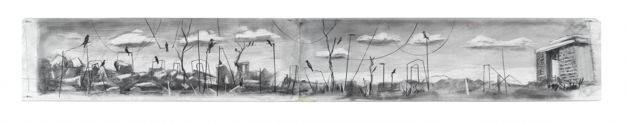 <div class="lightbox-artworktitle">Drawing for The Magic Flute (Birds on Poles)</div><div class="lightbox-artworkyear">2004</div><div class="lightbox-artworkdescription">Charcoal and Pastel on paper</div><div class="lightbox-artworkdimension"></div><div class="lightbox-artworkdimension"></div><div class="lightbox-tagswithlinks"><A rel='nofollow' href='/page/1/?s=%23Charcoal'>#Charcoal</A> <A rel='nofollow' href='/page/1/?s=%23Paper'>#Paper</A> <A rel='nofollow' href='/page/1/?s=%23TheMagicFlute'>#TheMagicFlute</A> <A rel='nofollow' href='/page/1/?s=%23Pastel'>#Pastel</A></div>